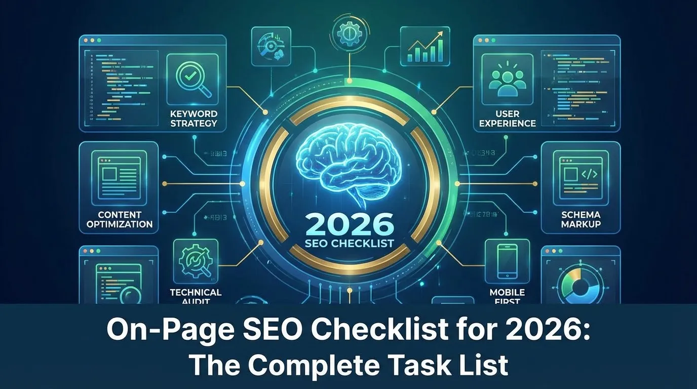 On-Page SEO Checklist for 2026: The Complete Task List