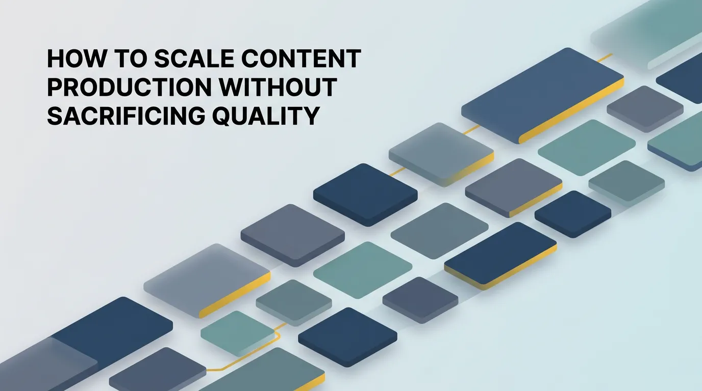 How to Scale Content Production Without Sacrificing Quality